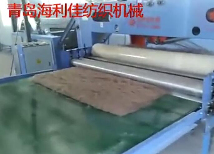 棉被生产线视频